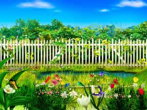 Flower Garden Wallpaper Free Download Gambar Bunga