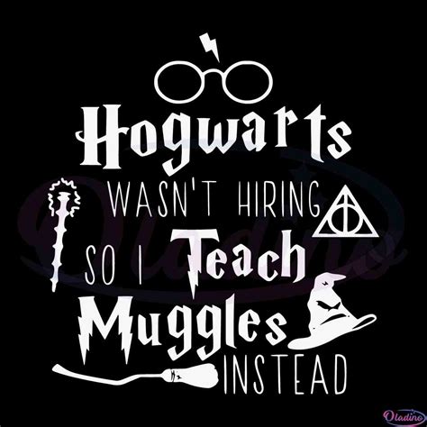 Hogwarts Teacher Harry Potter SVG Digital File