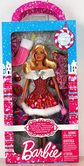 Holiday Sparkle Barbie Exclusive Toys And Games