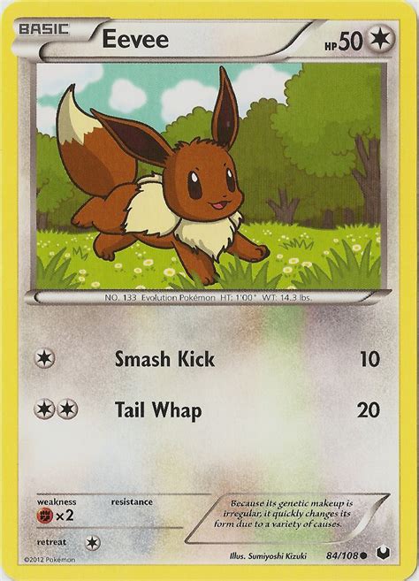 See more ideas about eevee, cards, pokemon cards. Eevee - 84/108 - Common - Pokemon Card Singles » BW - Dark Explorers - Collector's Cache