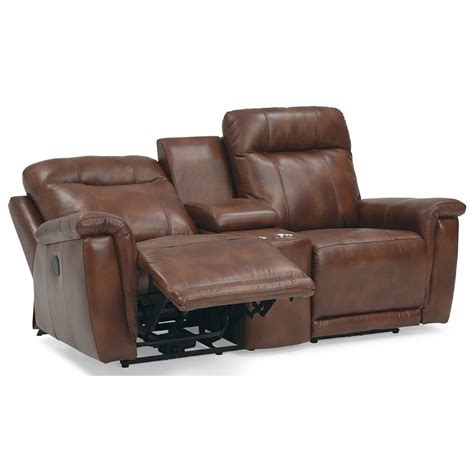 Palliser Westpoint 41121 58 Reclining Console Loveseat With Cupholders