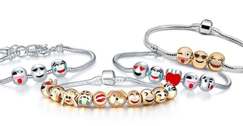 18kt Gold Emoji Charm Bracelets 9 Styles