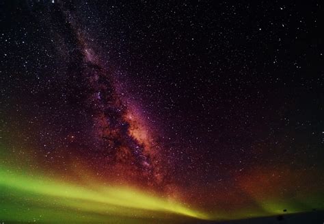 Wallpaper Galaxy Nature Milky Way Atmosphere Aurora Outer Space