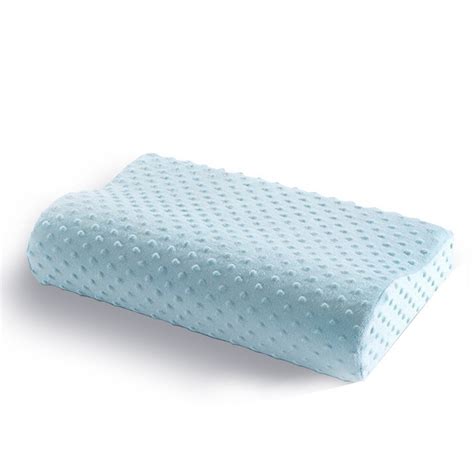 Contour Memory Foam Pillow For Sleeping Ventilated Organic Memory Foam