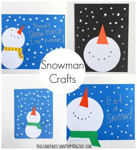 Snowman Craft For Kids Winter Crafts For Kids Snowman
