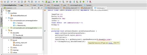 Java Getting This Error “expected Resource Of Type Raw” In Android