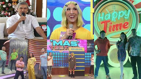 Battle Of Noontime Shows In The New Normal Eat Bulaga Vs Its Showtime Vs Happy Time Pep Ph