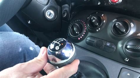 How To Change Shift Knob To Fiat 500 Youtube