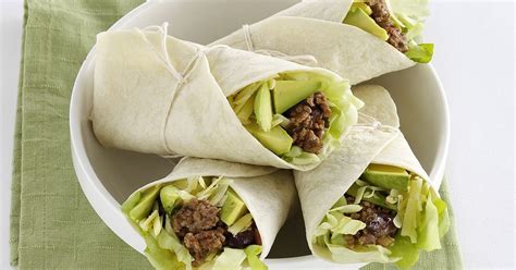 Mexican beef wraps