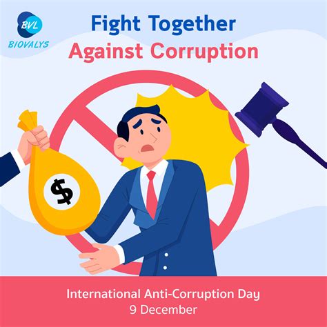 International Anti Corruption Day December 9 Biovalys Fight Together Against Corruption Biovalys