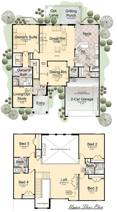 Our 5 bedroom house plans are ideal for large families or those who simply want extra space to host guests. 5 bedroom floor plans 2 story - Google Search | Home ...