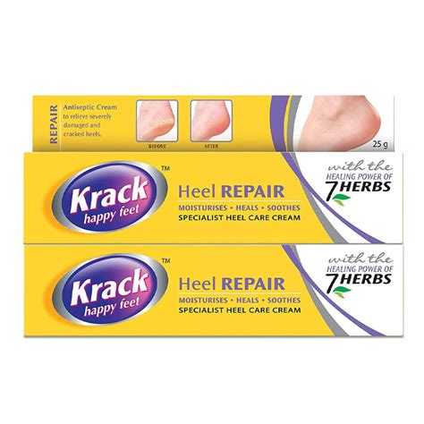 Krack Heel Repair Ayurvedic Foot Care Cream 25 Gm Pack Of 2 Beauty
