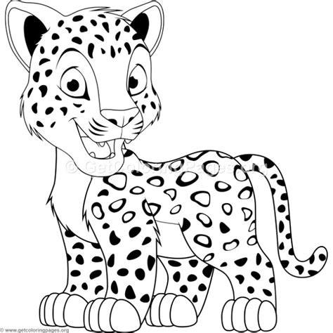 Top 25 my little pony coloring pages for kids: Cartoon Baby Leopard Coloring Pages - GetColoringPages.org