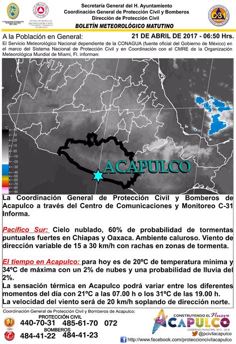 Anuncio de los ganadores de la 1ª ronda y lanzamiento de la 2ª ronda del meteoblue extreme weather contest. Clima en Acapulco viernes 21 de abril; precaución por ...