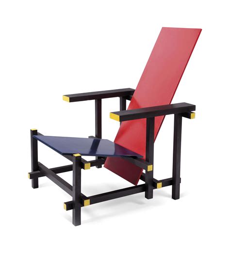 Gerrit Rietveld 1888 1964 Rood Blauwe Stoel Red Blue Chair