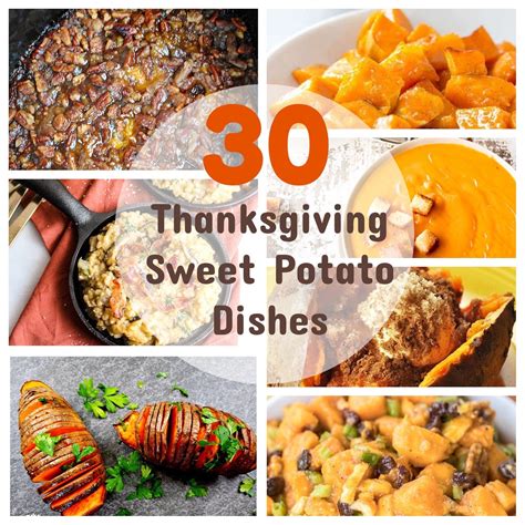 Thanksgiving Sweet Potato Recipes Thanksgiving Side Dishes Fall