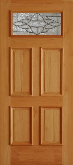 Trm55a Mahogany Premier Single Wood Exterior Door Jeunesse Wood Door