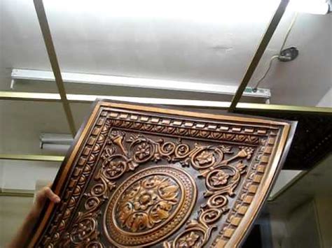 Because basements are often styled as casual spaces, you have the freedom to. DIY DO IT YOURSELF Drop In Grid Ceiling Tiles How To - YouTube