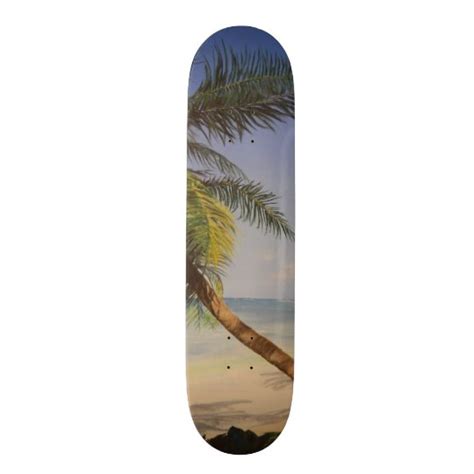 Cool Palm Tree Skateboard Deck