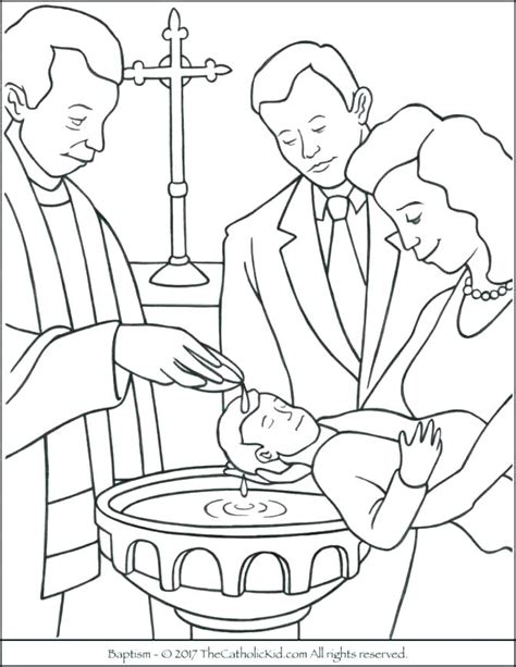Baptism Coloring Pages at GetDrawings | Free download
