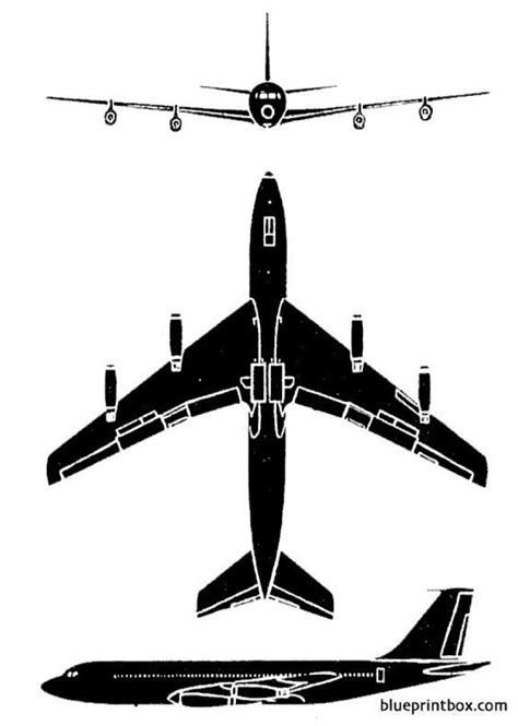 Boeing 707 3 Plans Aerofred Download Free Model Airplane Plans