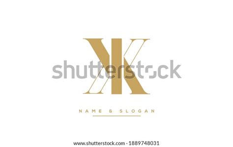 Kx Xk Alphabet Letters Logo Monogram Stock Vector Royalty Free 1889748031 Shutterstock