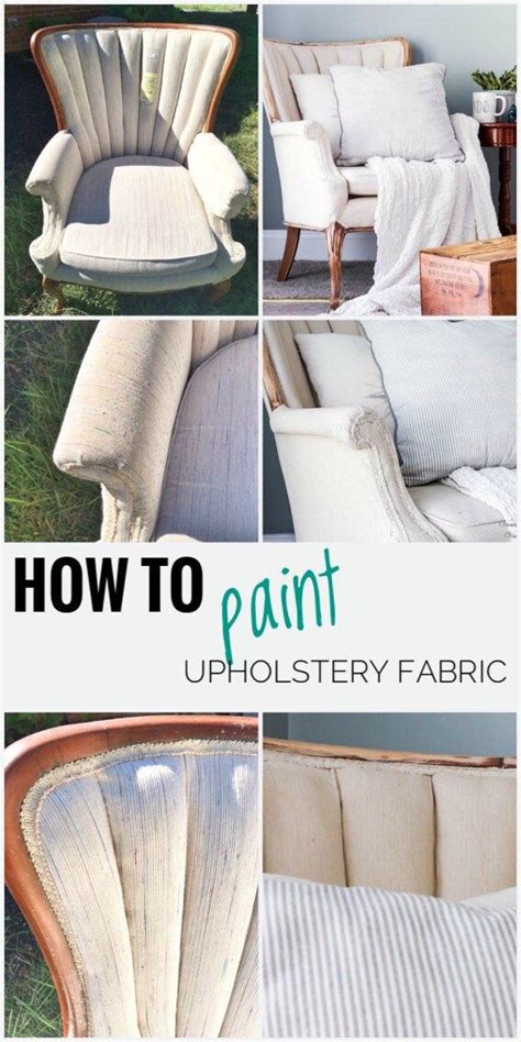 How To Paint Chair Upholstery Painting Upholstered Furniture Chair