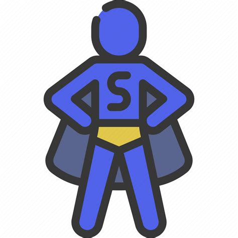 Superhero Person People Stickman Hero Icon Download On Iconfinder