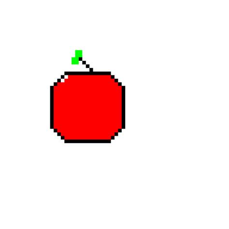 Apple Logo Minecraft Pixel Art