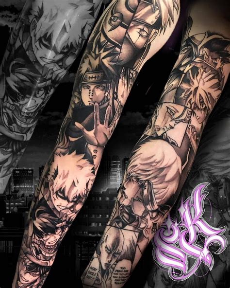 Anime Tattoo Sleeve Designs