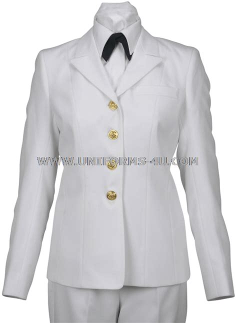 Us Navy Female Officercpo Service Dress White Coat Pre 2020