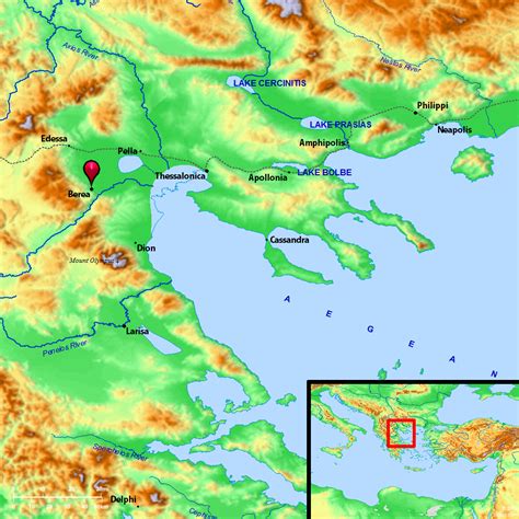 Bible Map Berea