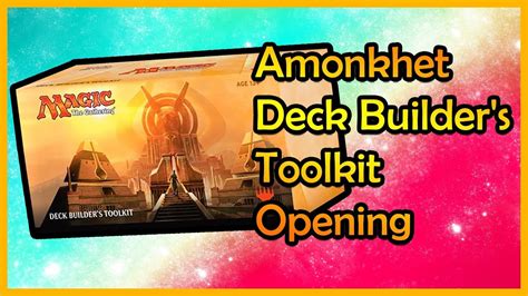 Use this application to plan and build magic the gathering decks in standard format. MTG - Amonkhet Deck Builder's Toolkit - YouTube