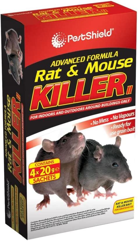 Rat Bait And Mouse Poison Grain Strongest Maximum Strength Rodent Killer Fast