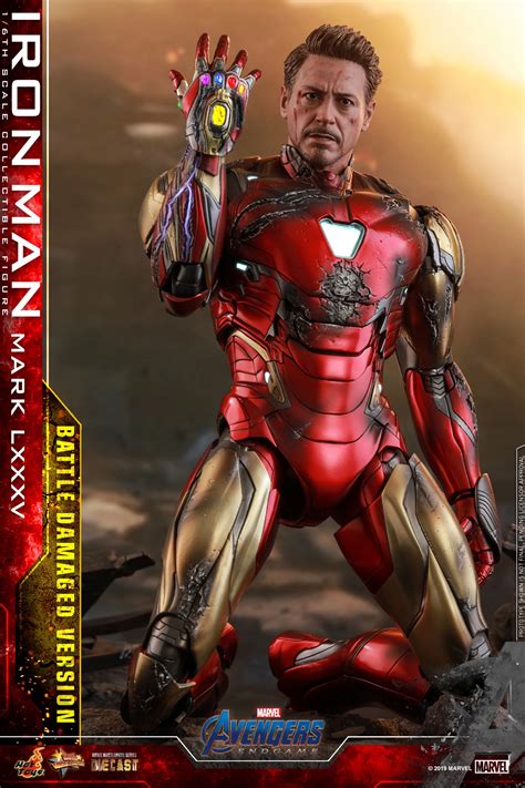 Avengers Endgame Iron Man Mark 85 Battle Damaged Version By Hot Toys