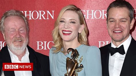 Cate Blanchett And Matt Damon Top Palm Springs Festival Awards Bbc News