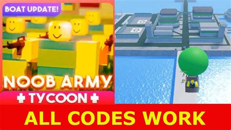 All 6 New Codes In Noob Army Tycoon Roblox June 06 2021 Youtube