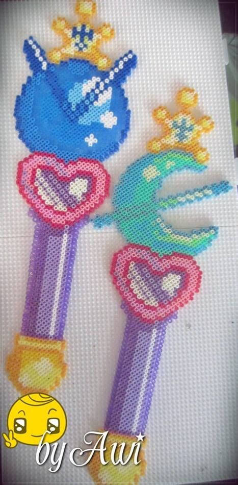 Sailor Uranus Sailor Neptun Stick Perler Mini Diy Perler Bead