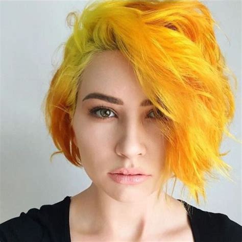 Colored Hair Yellow Hair Color Bright Hair Yellow Hair Dye
