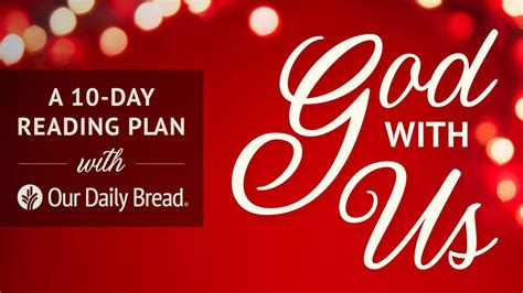 Our Daily Bread Christmas God With Us