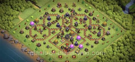 Trophy Defense Base Th10 With Link Clash Of Clans 2023 Town Hall