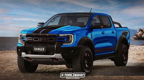 2023 Ford Ranger Raptor Rendered With Butch Styling Autoevolution
