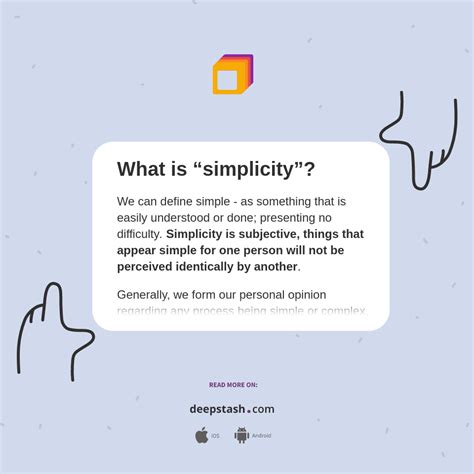What Is Simplicity Deepstash