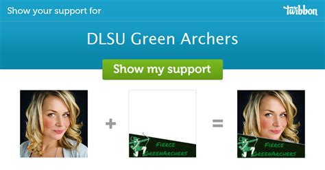 Dlsu Green Archers Support Campaign Twibbon