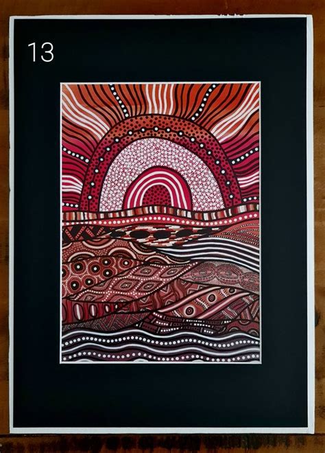 Aboriginal Art Print Fire Healing Etsy
