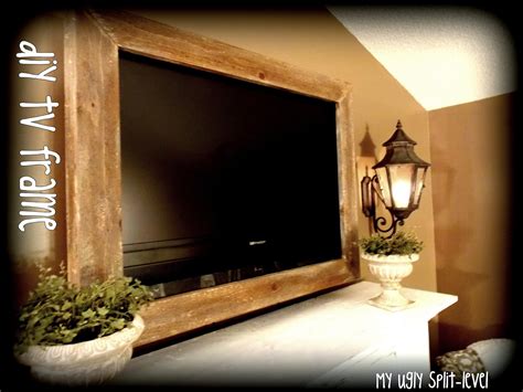 Frame The Tv With The Same Reclaimed Barn Wood That We Are Using On The