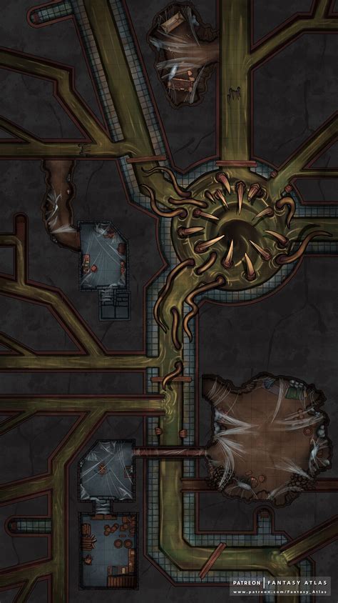 Oc Sprawling Sewer Map Rdungeonsanddragons