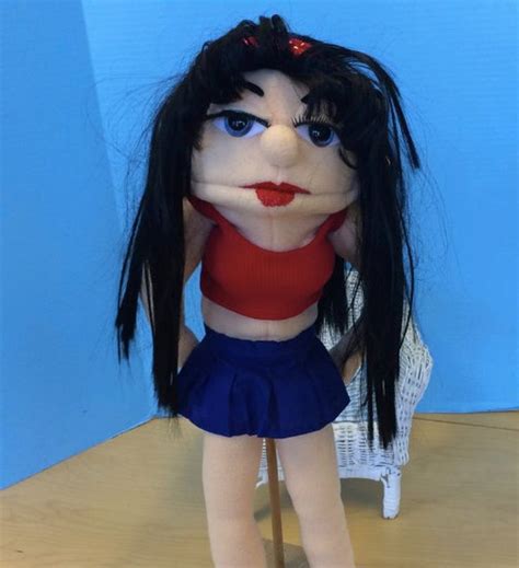 Jeffys Girl Friend Crystal Puppet From The Youtube Etsy Puppets