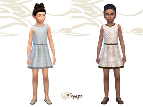 My Sims 4 Blog Ransie Dress For Girls By Fuyaya