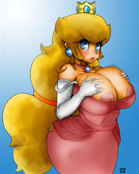 Princess Peach By Oddrich Hentai Foundry